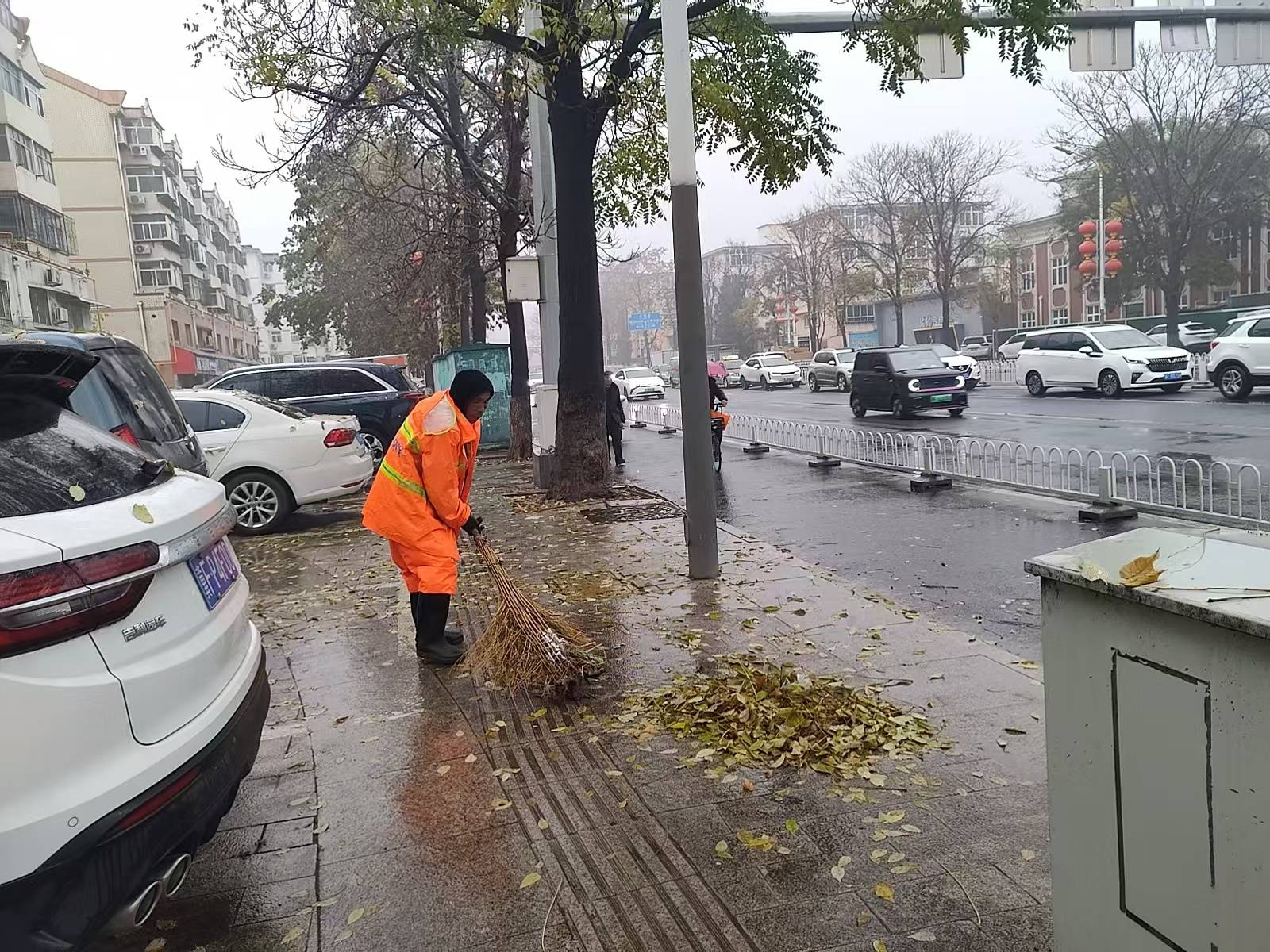 雨后的守护：顺安环卫公司精细化保洁之路(图4)